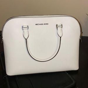 Michael Kors Staffiano 2 Compartment Leather Satchel